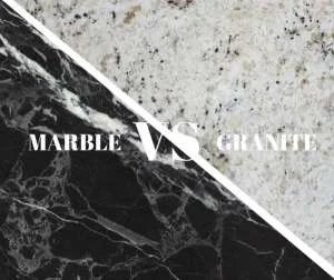 MẶT BÀN ĐÁ GRANITE VỚI ĐÁ CẨM THẠCH. CHỌN CÁI NÀO?